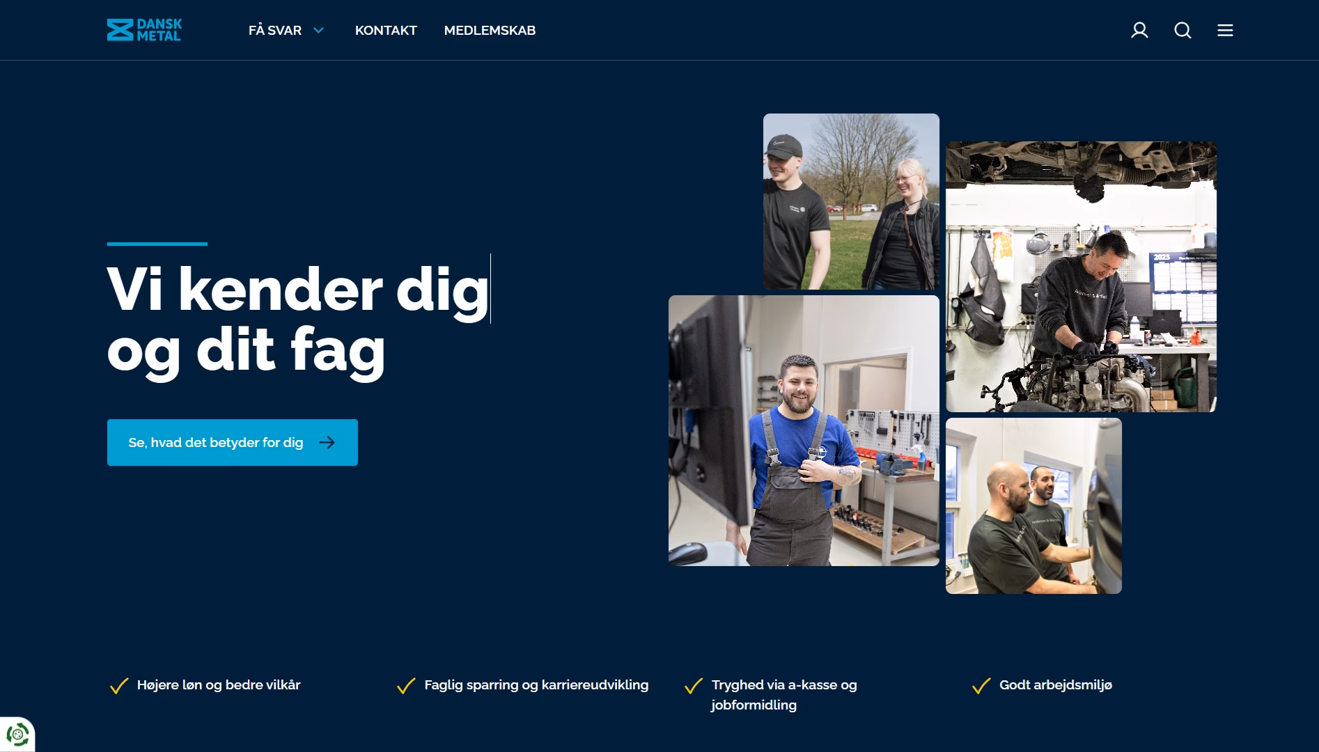 Er dansk metal en A-kasse?