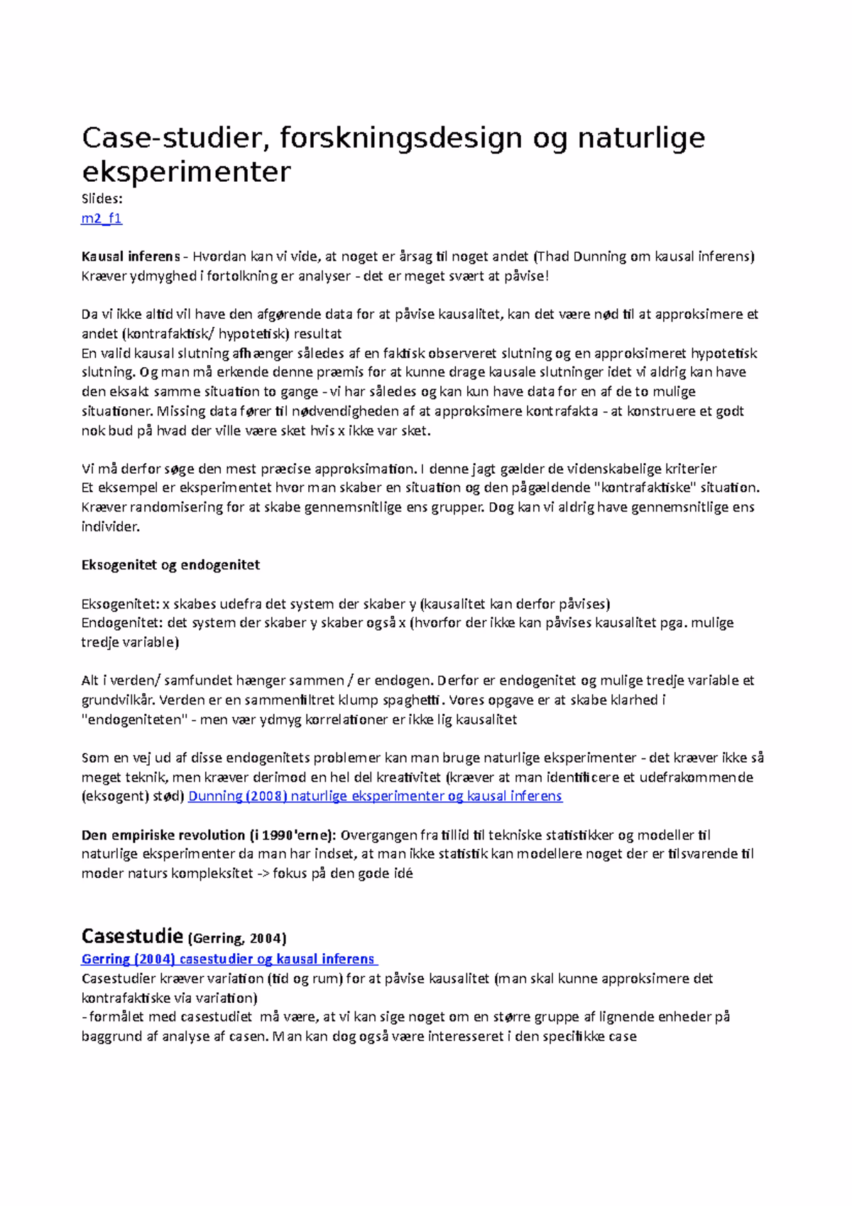 Hvad er det modsatte af kausalitet?